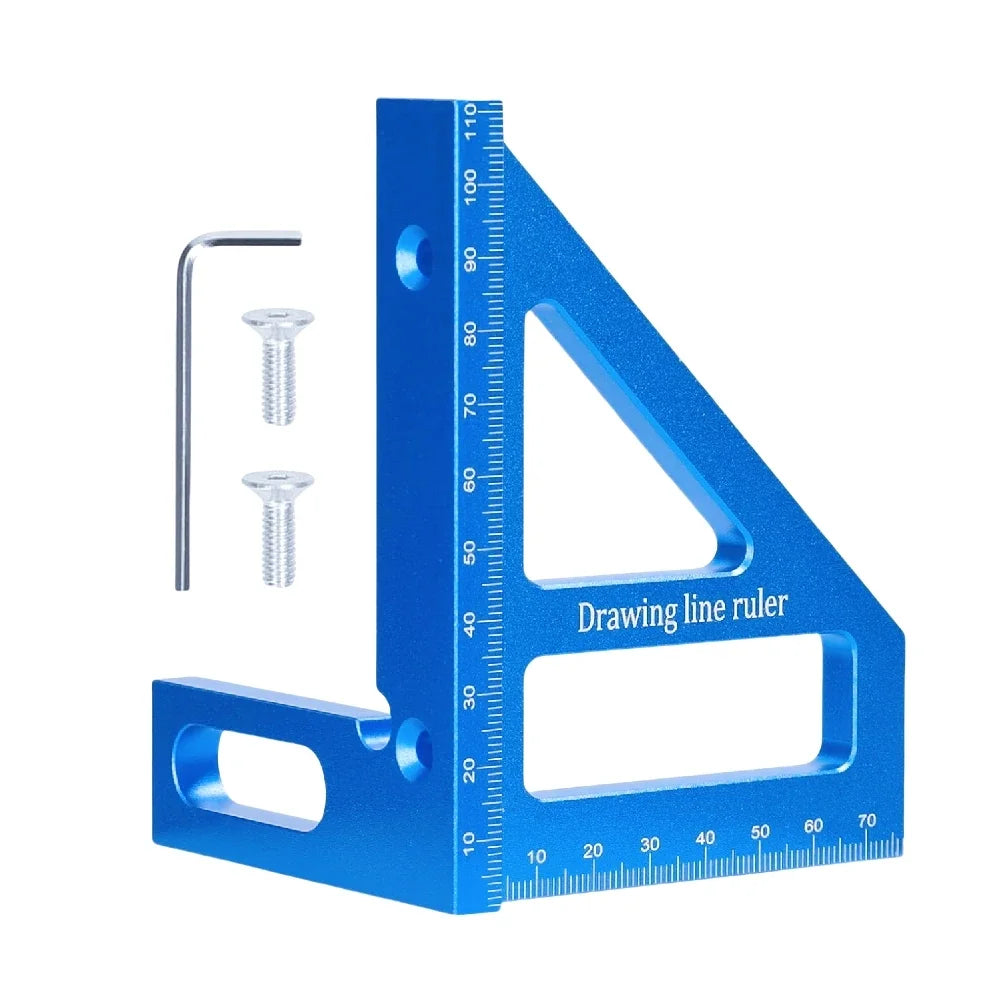 Angle measuring ruler 