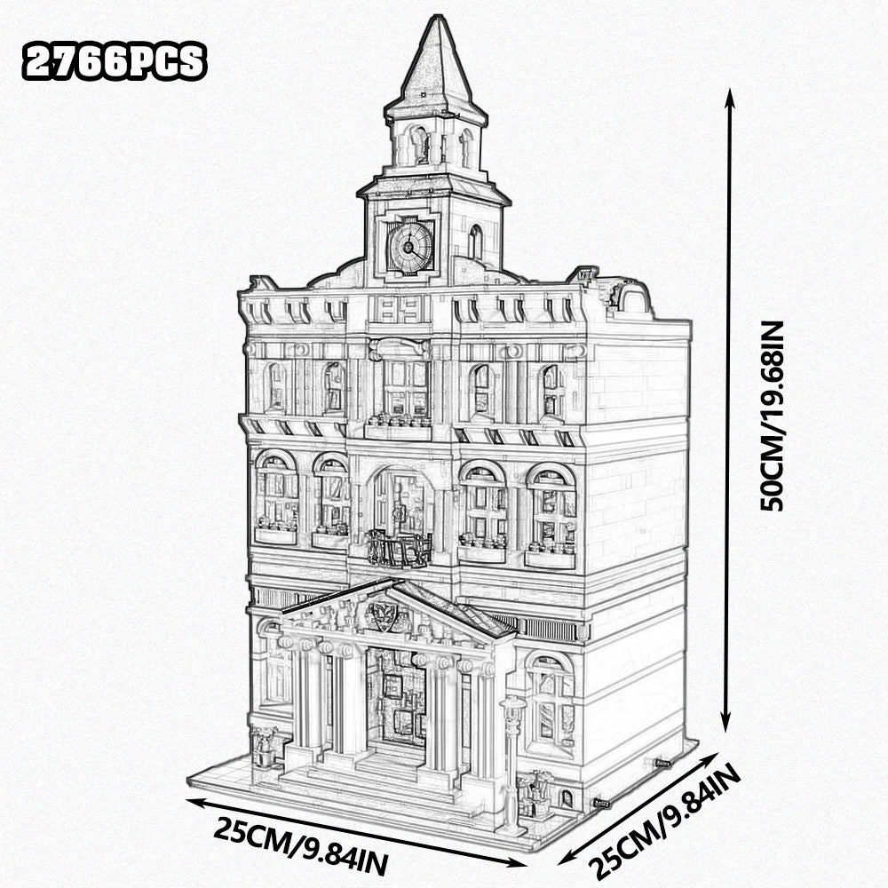 Build Your Dream City with the Street View City Building Blocks – Creative MOC Kits for Bank, Café Corner, Downtown Diner, and More!