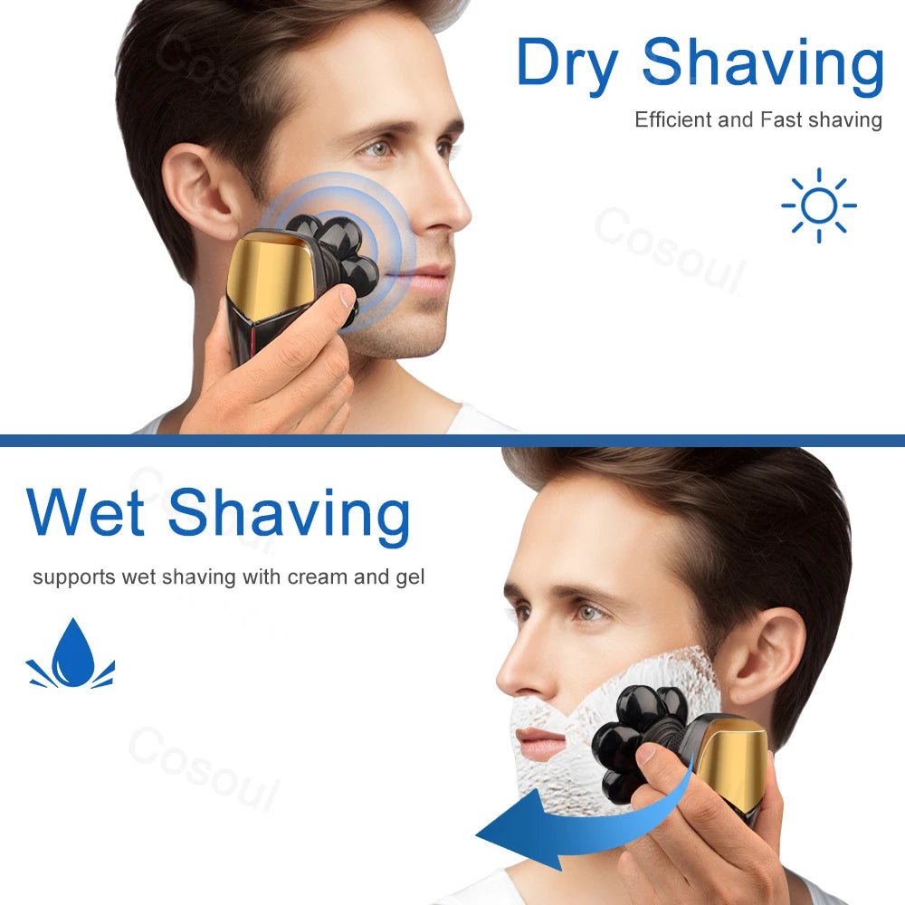 7D Electric Shaver – 5-in-1 Multifunktionsrasierer für Männer