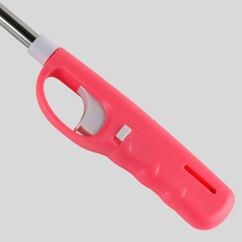 Elegantes Metall-Sturmfeuerzeug mit offener Flamme – für Küche, BBQ & Outdoor