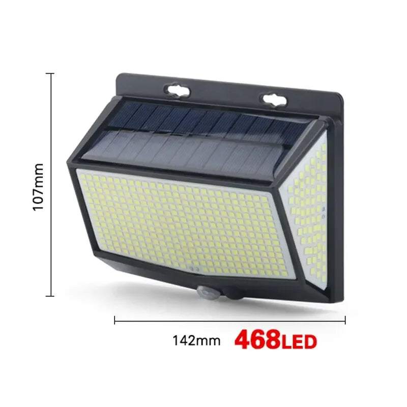 Solar LED Außenleuchte mit Bewegungsmelder (IP65)