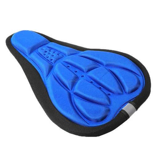 Padded bicycle saddle cover