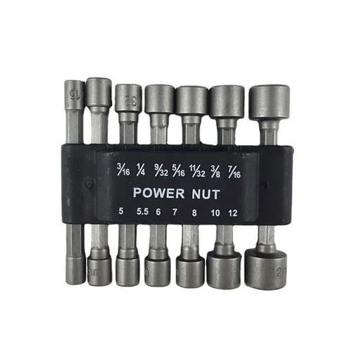 Socket Set for Drills &amp; Screwdrivers – 9 / 14 Pieces