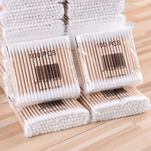 Cotton Swab Set – Biodegradable &amp; Perfect for Beauty &amp; Precision Applications