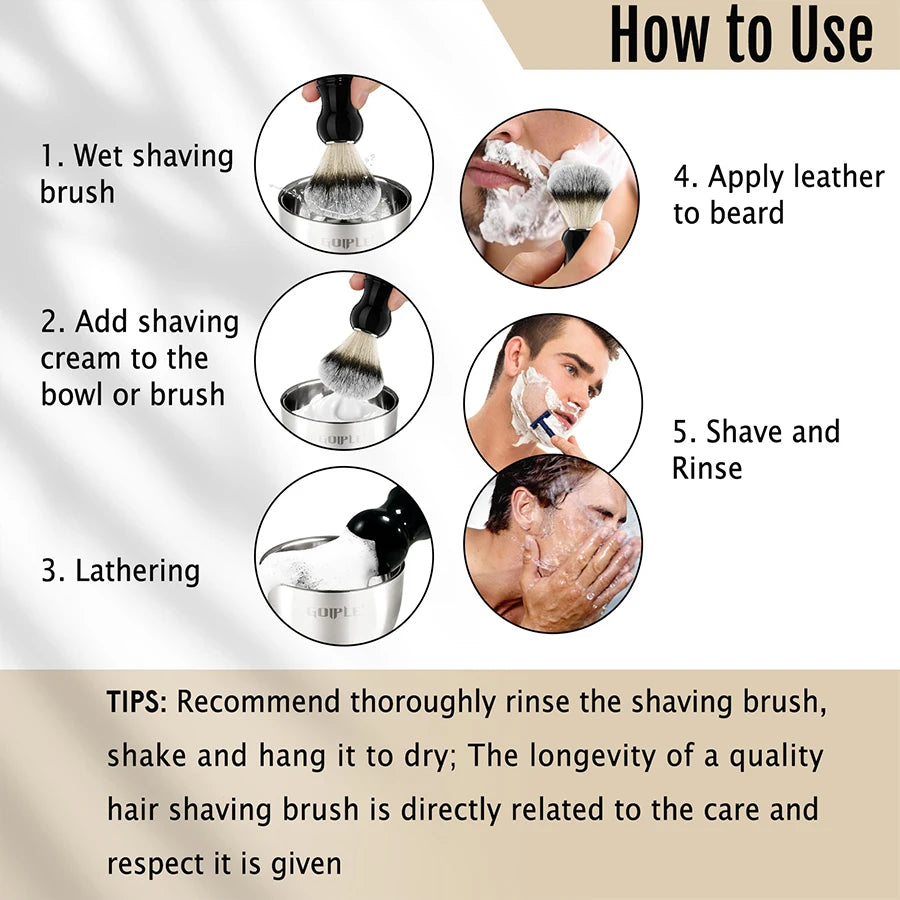 GOIPLE 160g shaving cream / shaving soap dish / shaving foam bowl 