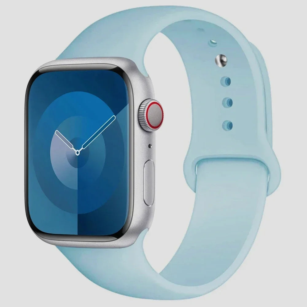 Silikon-Sportarmband Für Apple Watch Armband 49 Mm 44 Mm 45 Mm 40 Mm 41 Mm 42 Mm 38 Mm Armband Iwatch Serie 9 8 7 6 5 4 3SE Ultra 2 Correa