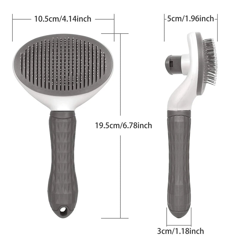 Pet brush with massage function 