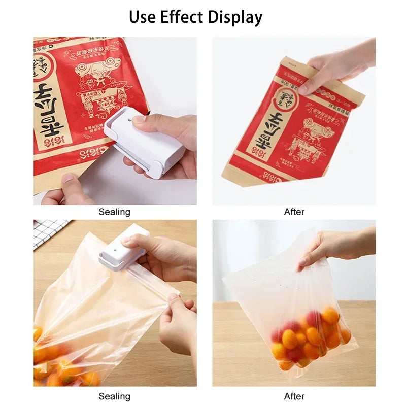Mini bag sealer – Reusable foil sealer for food
