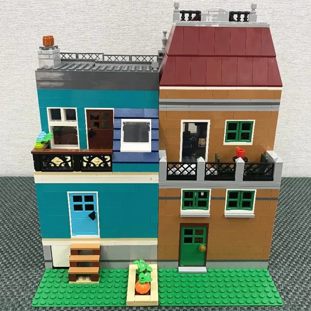 Build Your Dream City with the Street View City Building Blocks – Creative MOC Kits for Bank, Café Corner, Downtown Diner, and More!