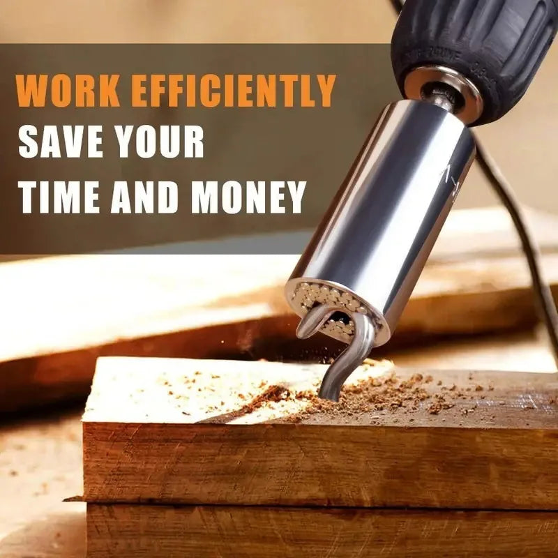 Multifunktions Steckschlüssel 7 bis 19 mm mit Bohrer Adapter