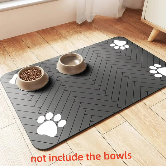 Waterproof feeding mat for dogs &amp; cats (absorbent) 