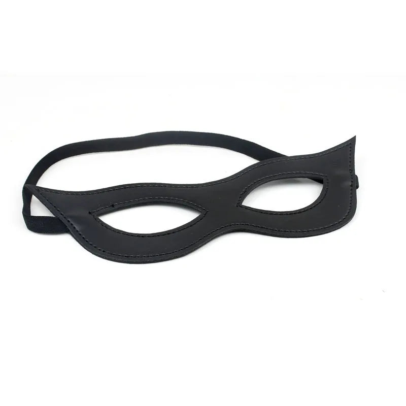 Verstellbare Katzenmaske aus Leder für Cosplay