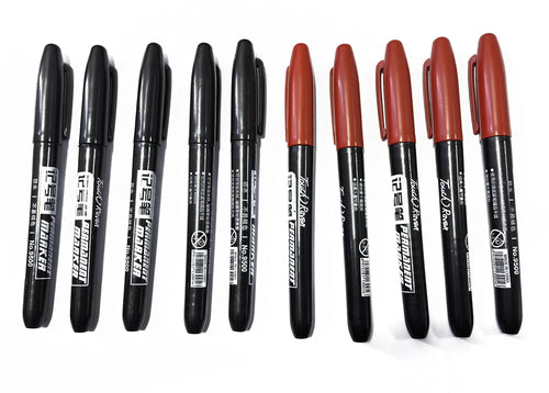 Permanent Marker Set – 6 pieces