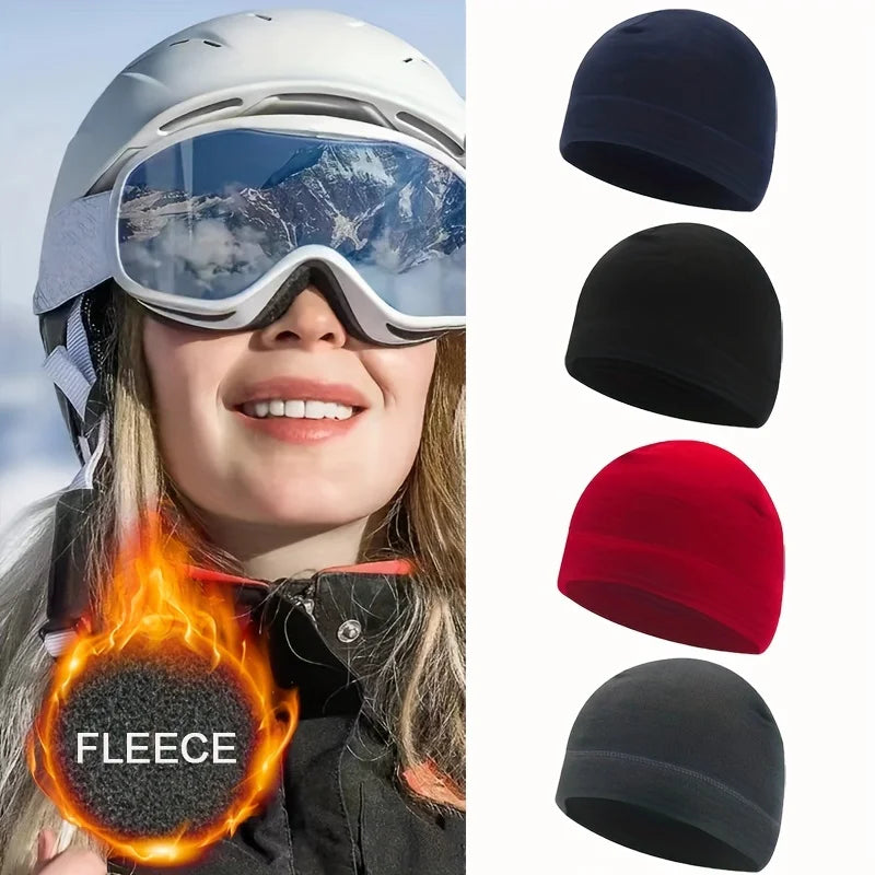 Winddichte Fleece-Beanie für Damen und Herren