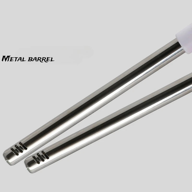 Elegantes Metall-Sturmfeuerzeug mit offener Flamme – für Küche, BBQ & Outdoor