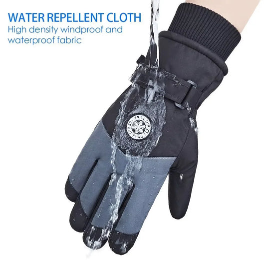 Waterproof winter ski and snowboard gloves 