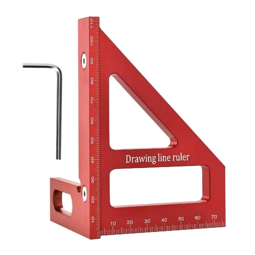 Angle measuring ruler 