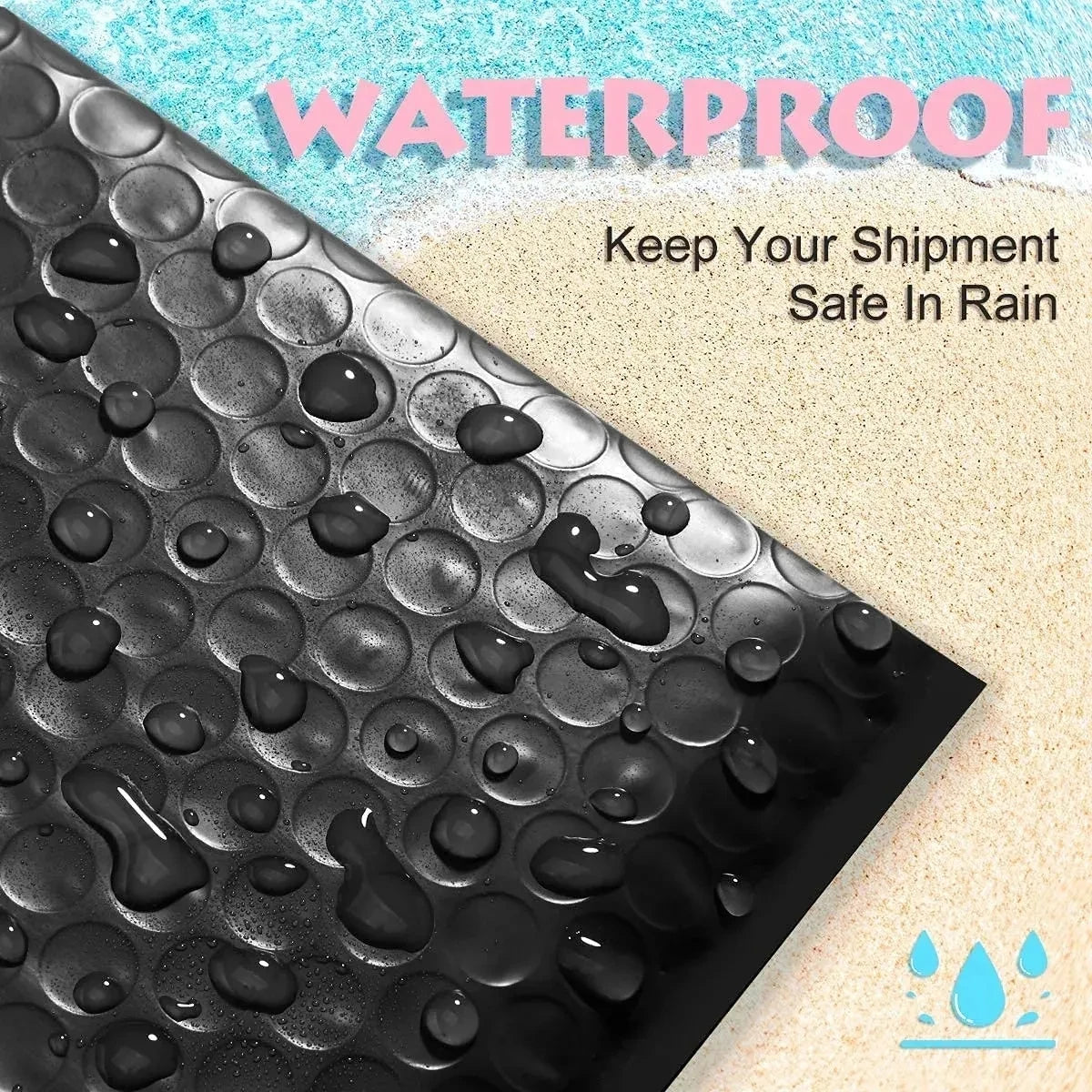 100 Stück Luftpolster-Versandtaschen – Poly Mailer