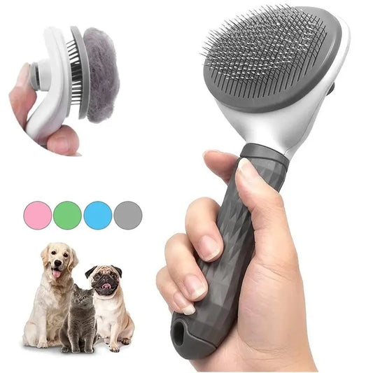 Pet brush with massage function 