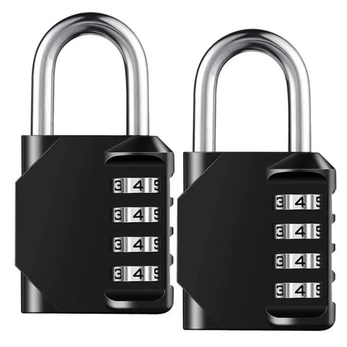 4-digit combination lock made of metal 