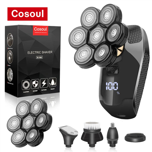 7D Electric Shaver – 5-in-1 Multifunktionsrasierer für Männer