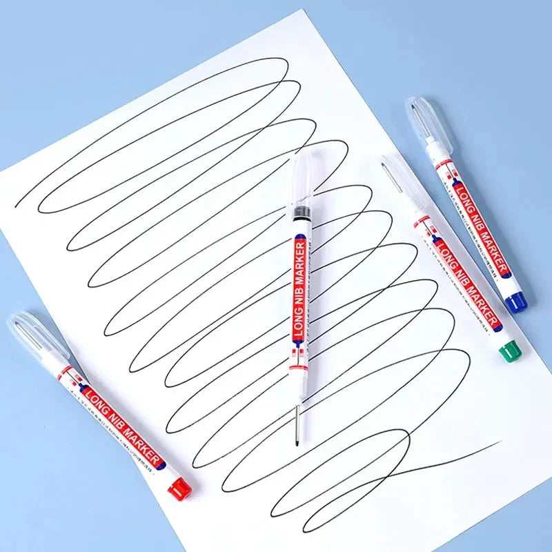 علامة ثقب عميق بطرف طويل 20 مم - للمعادن والخشب والأماكن الضيقة 