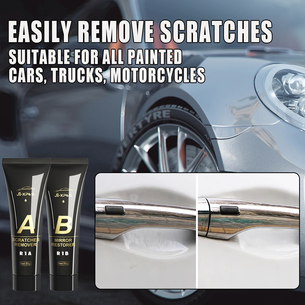 Car Scratch Remover Set R1 A and R1 B 