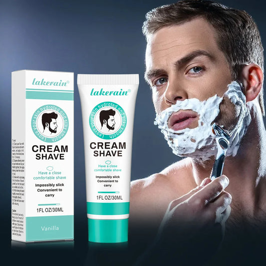 Moisturizing men's shaving cream 
