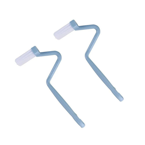 Gebogene Toilettenbürste mit langem Griff