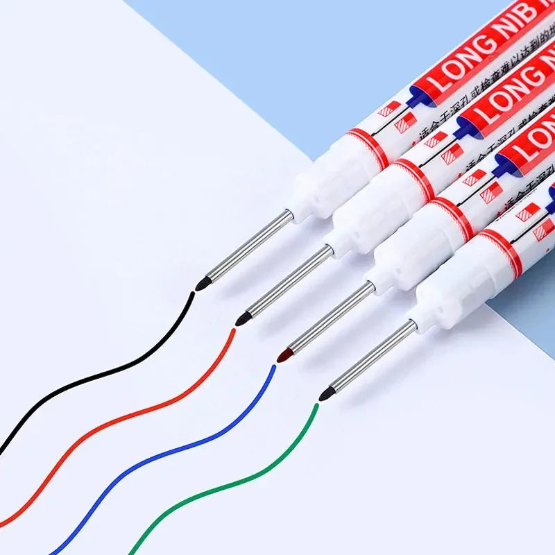 علامة ثقب عميق بطرف طويل 20 مم - للمعادن والخشب والأماكن الضيقة 