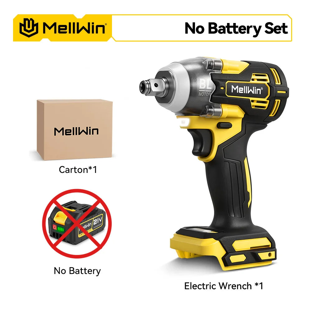 MELLWIN 520 N·m Brushless 3-in-1 Akku-Schlagschrauber