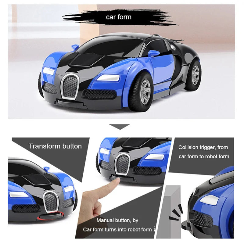Transforming Robot Car Toy without Battery