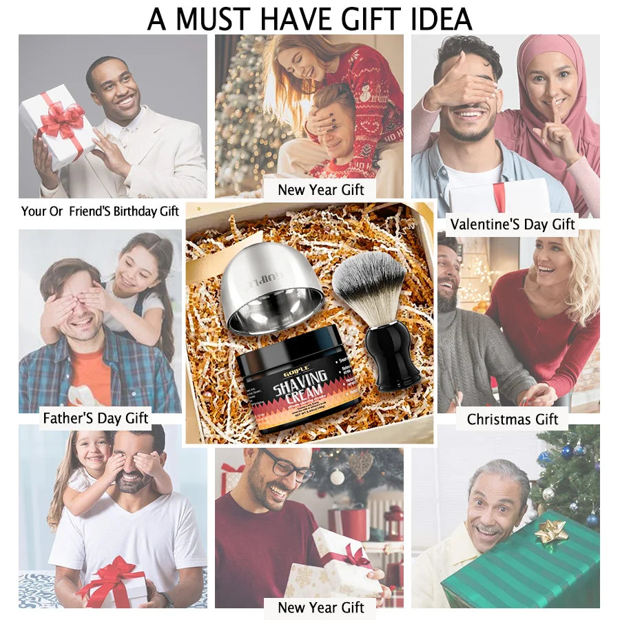 GOIPLE 160g shaving cream / shaving soap dish / shaving foam bowl 