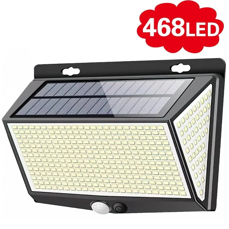 Solar LED Außenleuchte mit Bewegungsmelder (IP65)