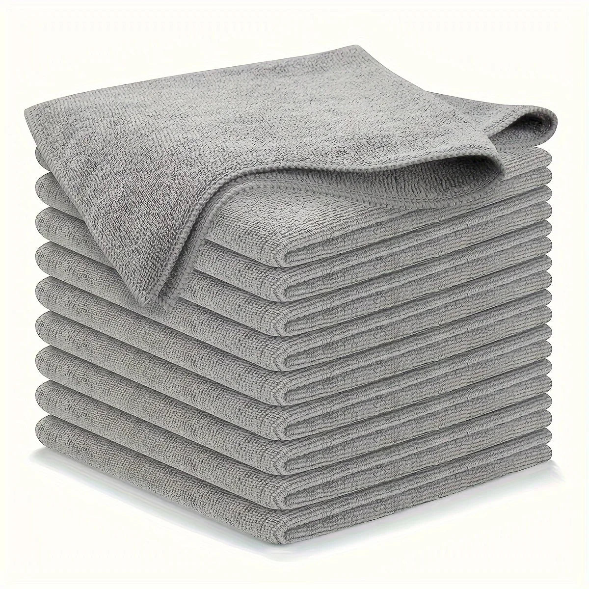 Microfiber cleaning cloths, light grey – 5/10/20 pieces 