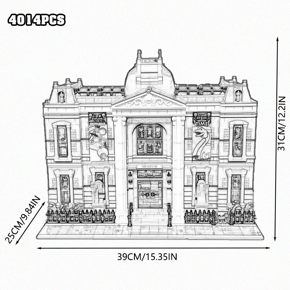 Build Your Dream City with the Street View City Building Blocks – Creative MOC Kits for Bank, Café Corner, Downtown Diner, and More!