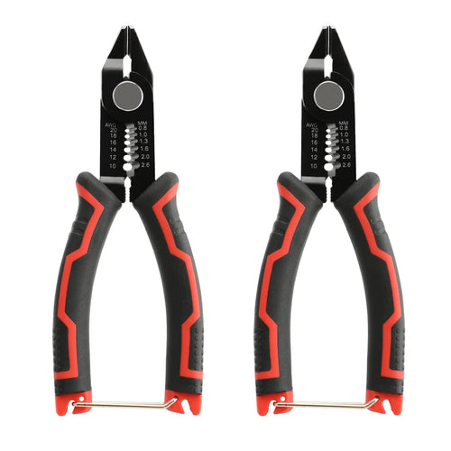 Automatic wire stripper – wire cutter &amp; cable crimping tool 3-in-1