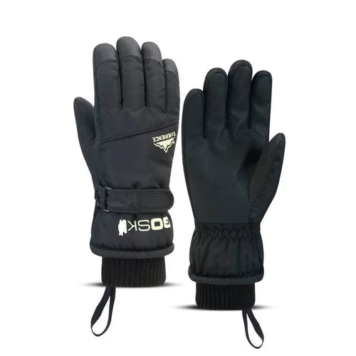 Warm winter gloves with touchscreen functionality