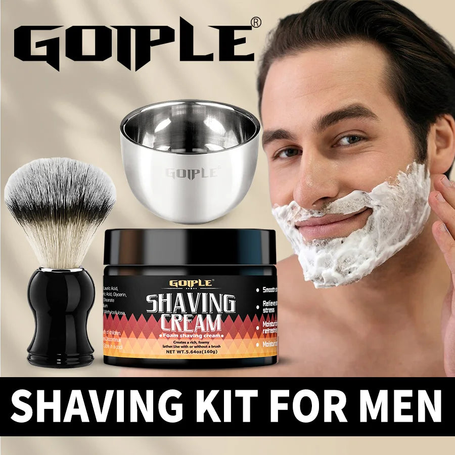 GOIPLE 160g shaving cream / shaving soap dish / shaving foam bowl 
