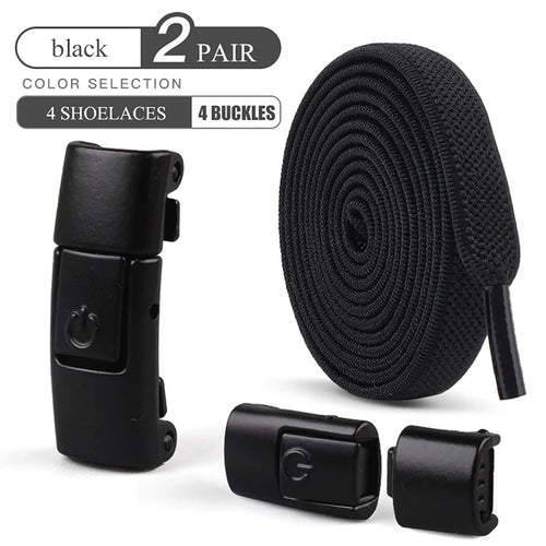 Shoelaces with metal clasp 