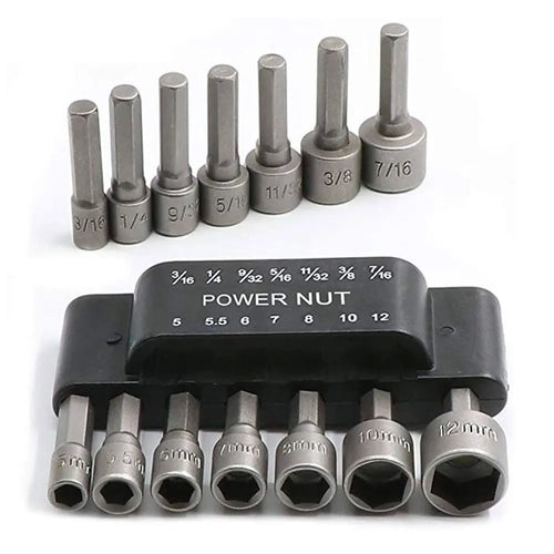 Hex Socket Bit Set 1/4 Inch Hex 