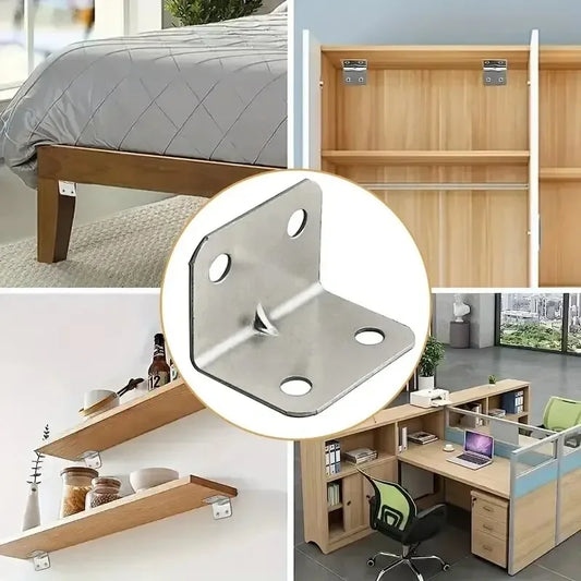 Stahl L-Winkel Verbinder 20 Stück