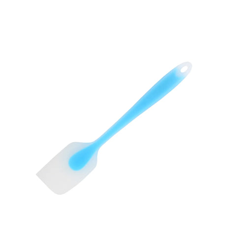 Heat-resistant silicone kitchen spatula with handle