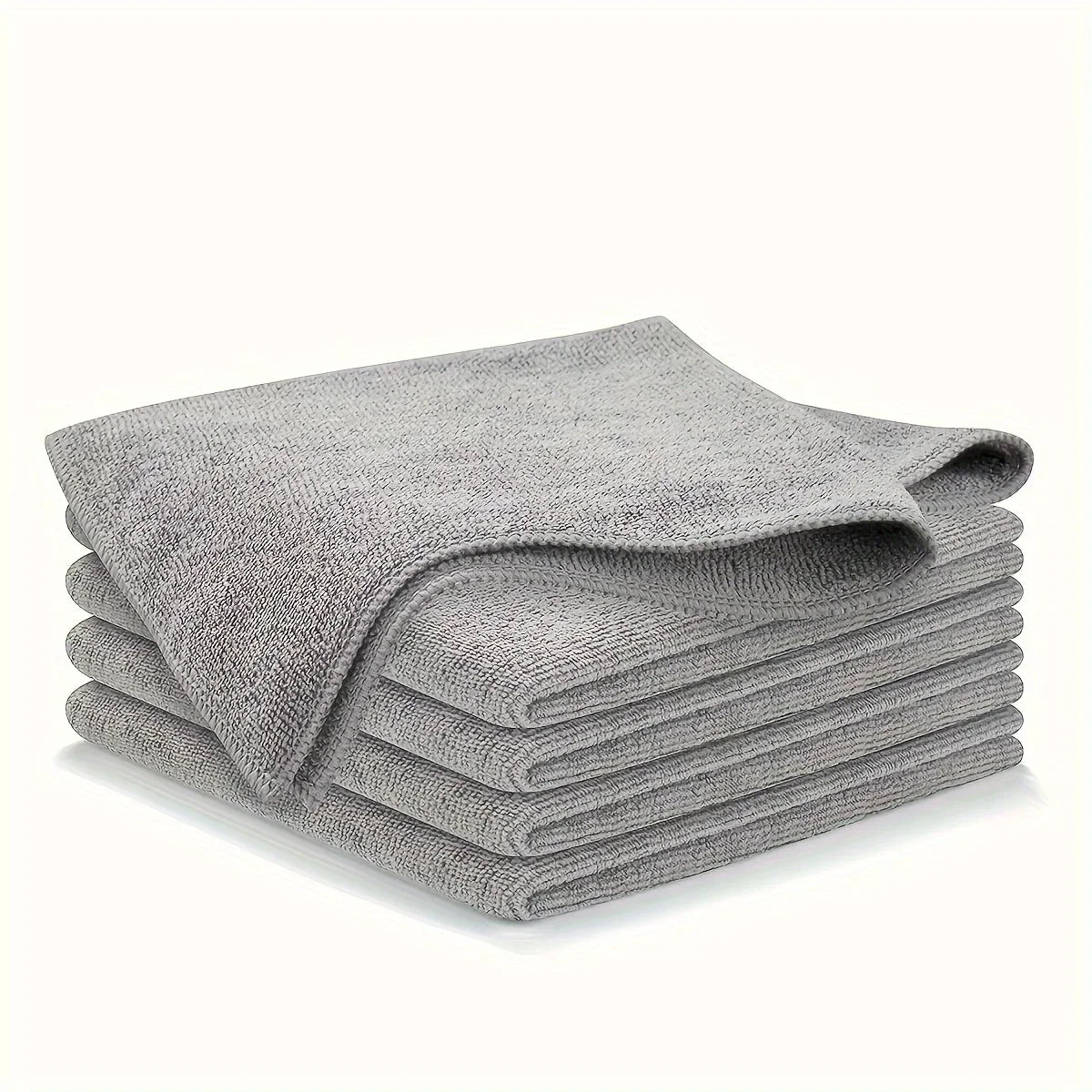 Microfiber cleaning cloths, light grey – 5/10/20 pieces 