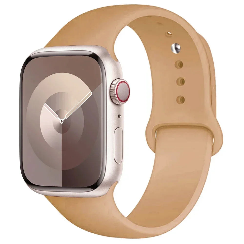 Silikon-Sportarmband Für Apple Watch Armband 49 Mm 44 Mm 45 Mm 40 Mm 41 Mm 42 Mm 38 Mm Armband Iwatch Serie 9 8 7 6 5 4 3SE Ultra 2 Correa
