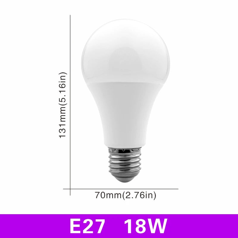E27 E14 Led-Birne 20 W 18 W 15 W 12 W 9 W 6 W 3 W Lampada Led-Licht AC 220 V-240 V Bombilla Strahler Beleuchtung Kalt-/Warmweiß-Lampe