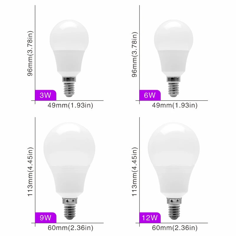 E27 E14 Led-Birne 20 W 18 W 15 W 12 W 9 W 6 W 3 W Lampada Led-Licht AC 220 V-240 V Bombilla Strahler Beleuchtung Kalt-/Warmweiß-Lampe