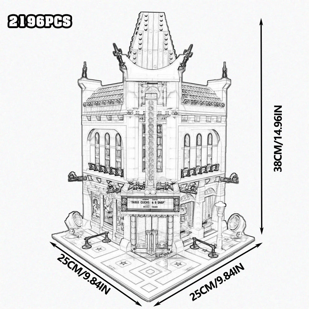 Build Your Dream City with the Street View City Building Blocks – Creative MOC Kits for Bank, Café Corner, Downtown Diner, and More!