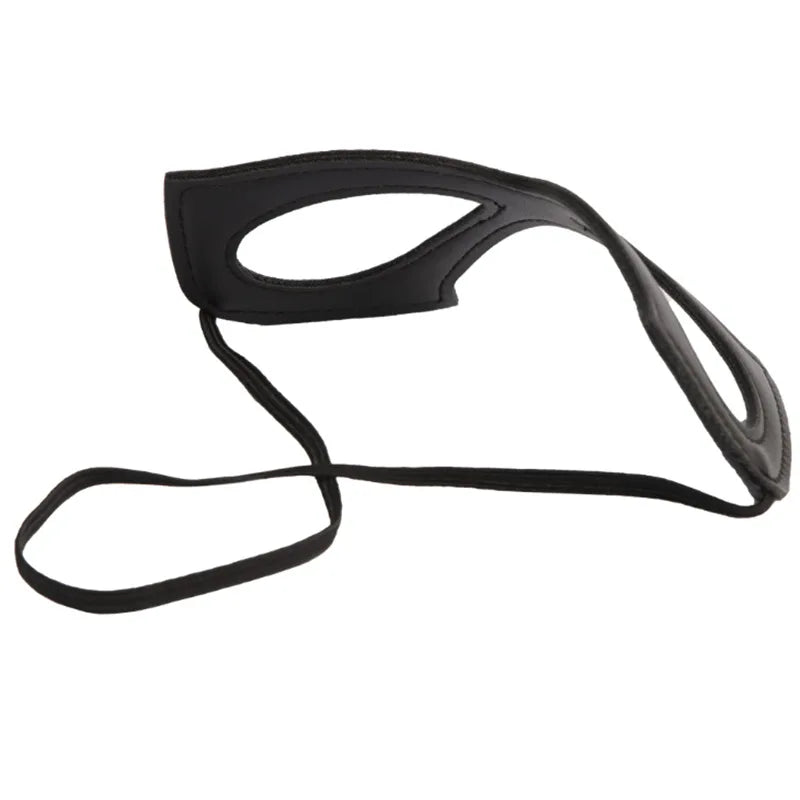 Verstellbare Katzenmaske aus Leder für Cosplay