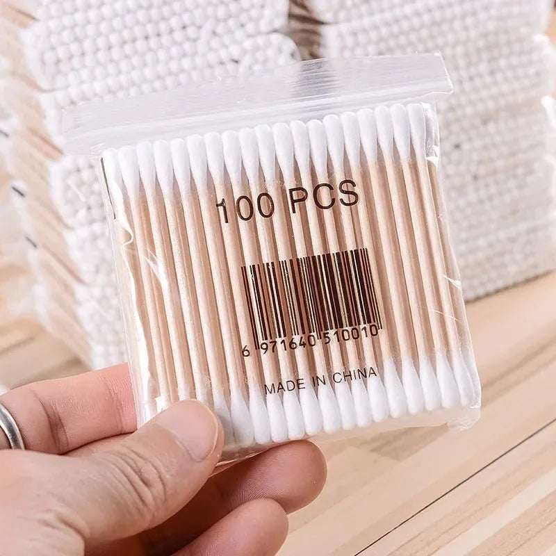 Cotton Swab Set – Biodegradable &amp; Perfect for Beauty &amp; Precision Applications